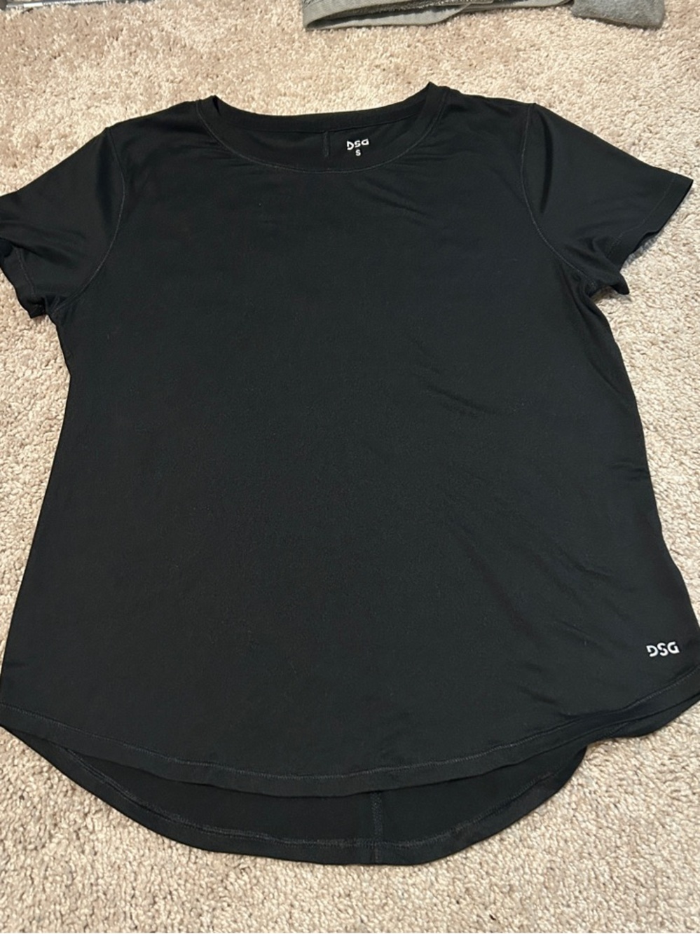 DSG Black Short Sleeve Performance Tee